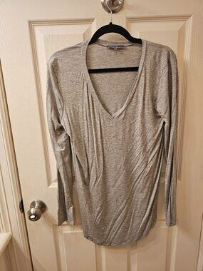 NWOT Emma's Closet Medium Grey Long Sleeved Blouse